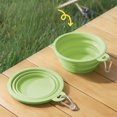 thumbnail image 1 of Collapsible Dog Bowl Silicone, 2 Pack Pet Travel Bowls | Foldable Water Feeder Dish for Small to Large Dogs Cat Walking Hiking Camping, Portable Dog Bowl, 1 of 6