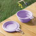 thumbnail image 1 of Collapsible Dog Bowl Silicone, 2 Pack Pet Travel Bowls | Foldable Water Feeder Dish for Small to Large Dogs Cat Walking Hiking Camping, Portable Dog Bowl, 1 of 6