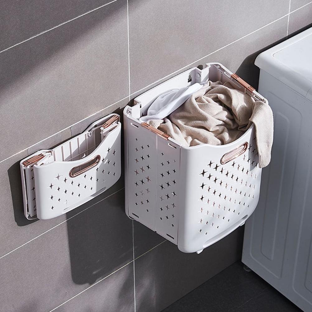 Collapsible Double Layer Laundry Basket Laundry Basket Folding Laundry