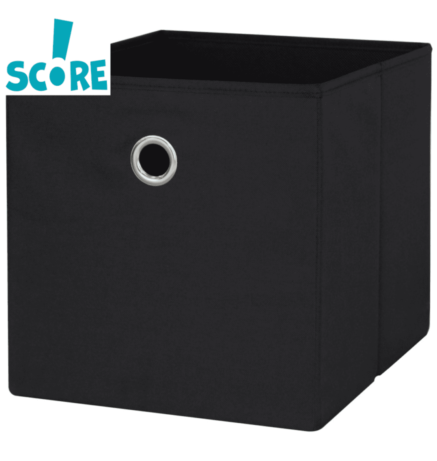 Collapsible Fabric Cube Storage Bin (10.5" X 10.5"), Aqua Ocean