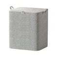 thumbnail image 1 of Collapsible Fabric Storage Bins 2PC with Reinforced Handles, Large Capacity Closet Organizers for Clothes Blankets Comforters, Odorless Foldable Moving Bags, 2-Pack Grey, 1 of 1