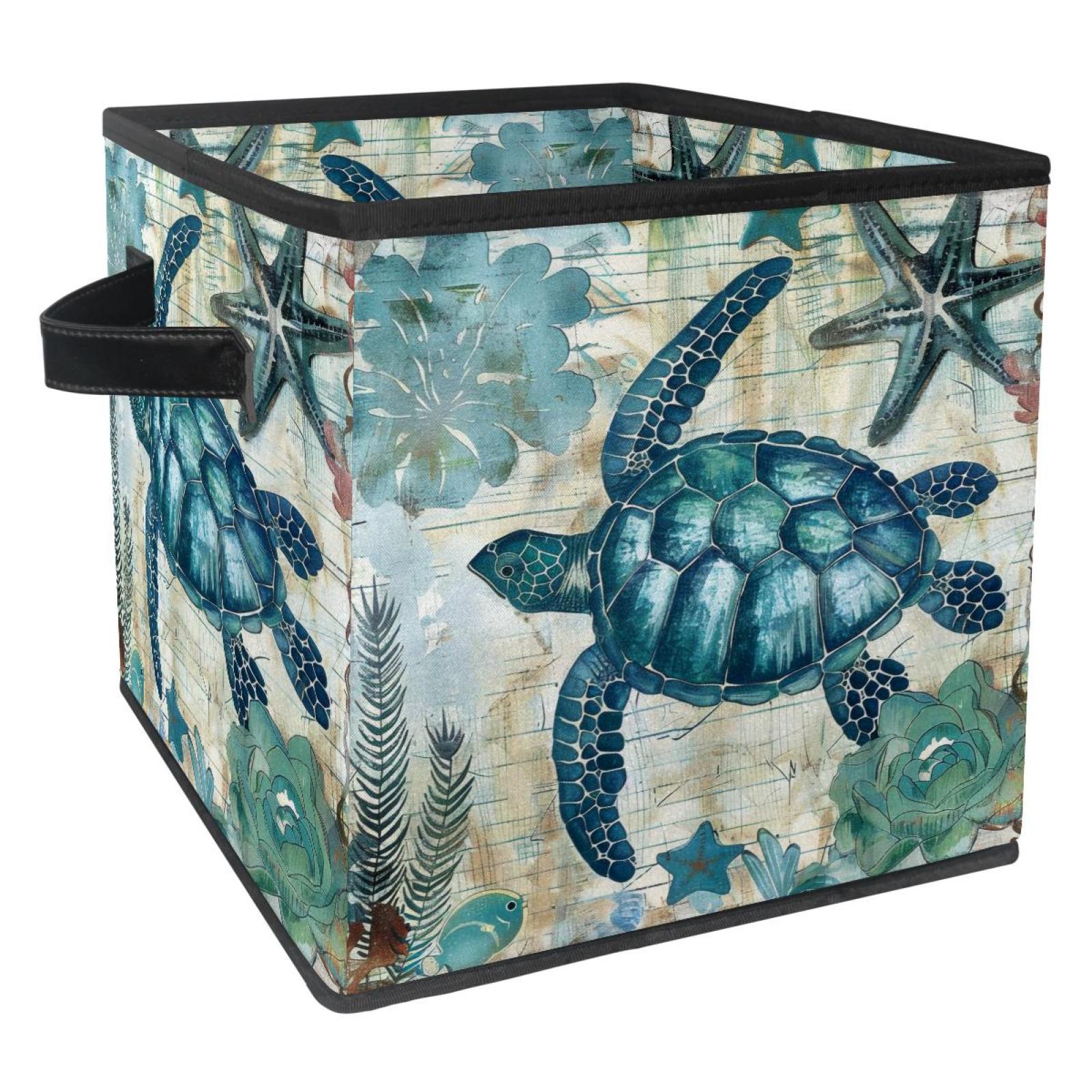 Collapsible Fabric Storage Bins Cube Storage Baskets Shelf Basket with ...