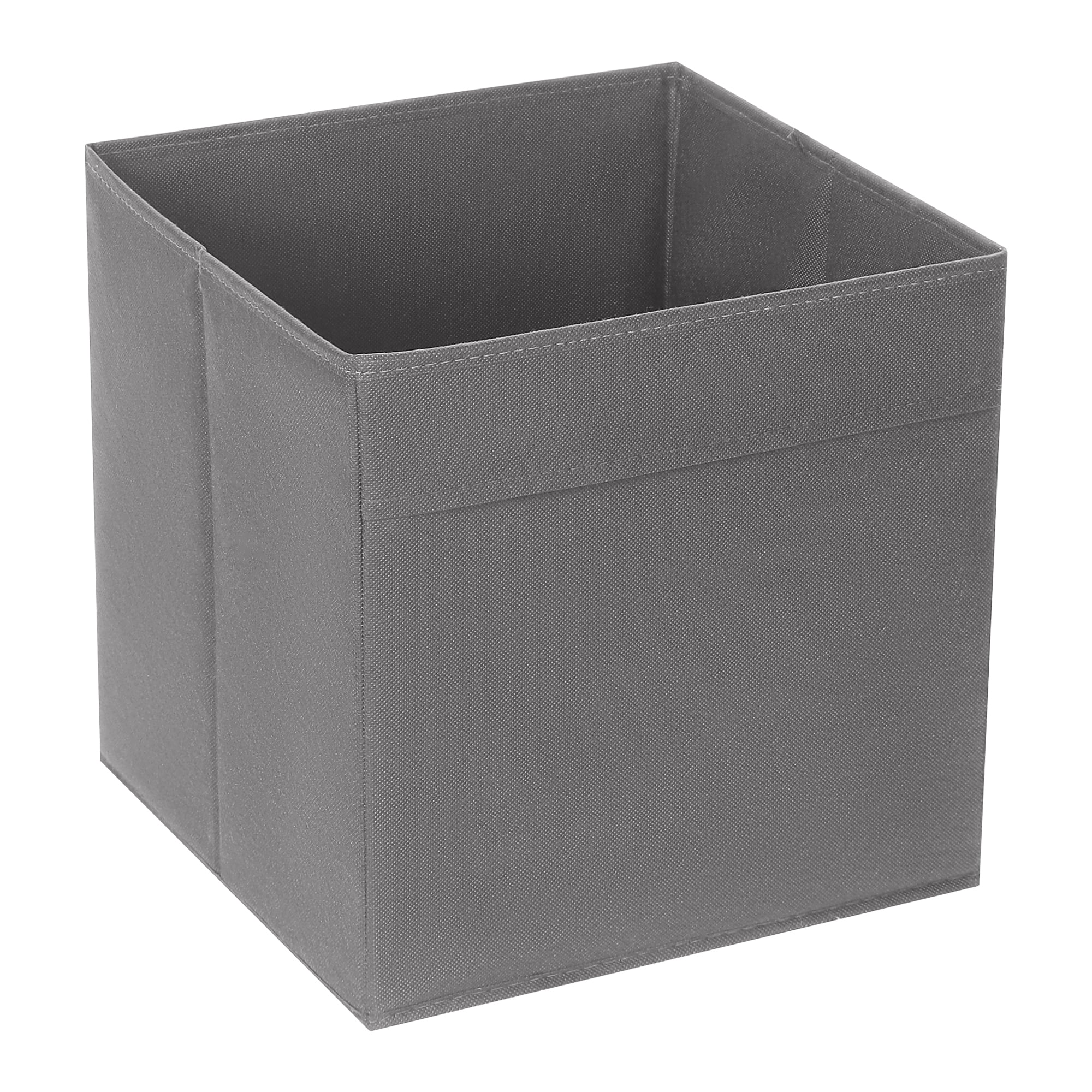 REGALWOVEN Collapsible Fabric  Storage Cube, Storage Bin for Shelves Closet, Storage Basket Grey 15*13*13in