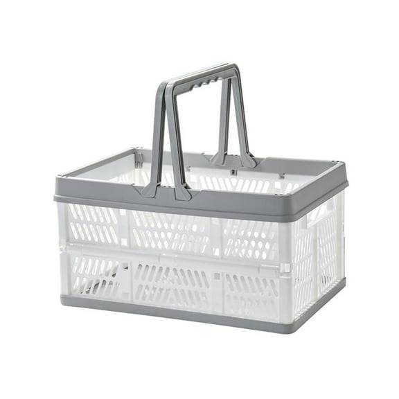 Collapsible Folding Storage Container with Handles for Kitchen Dining Bar Organization
