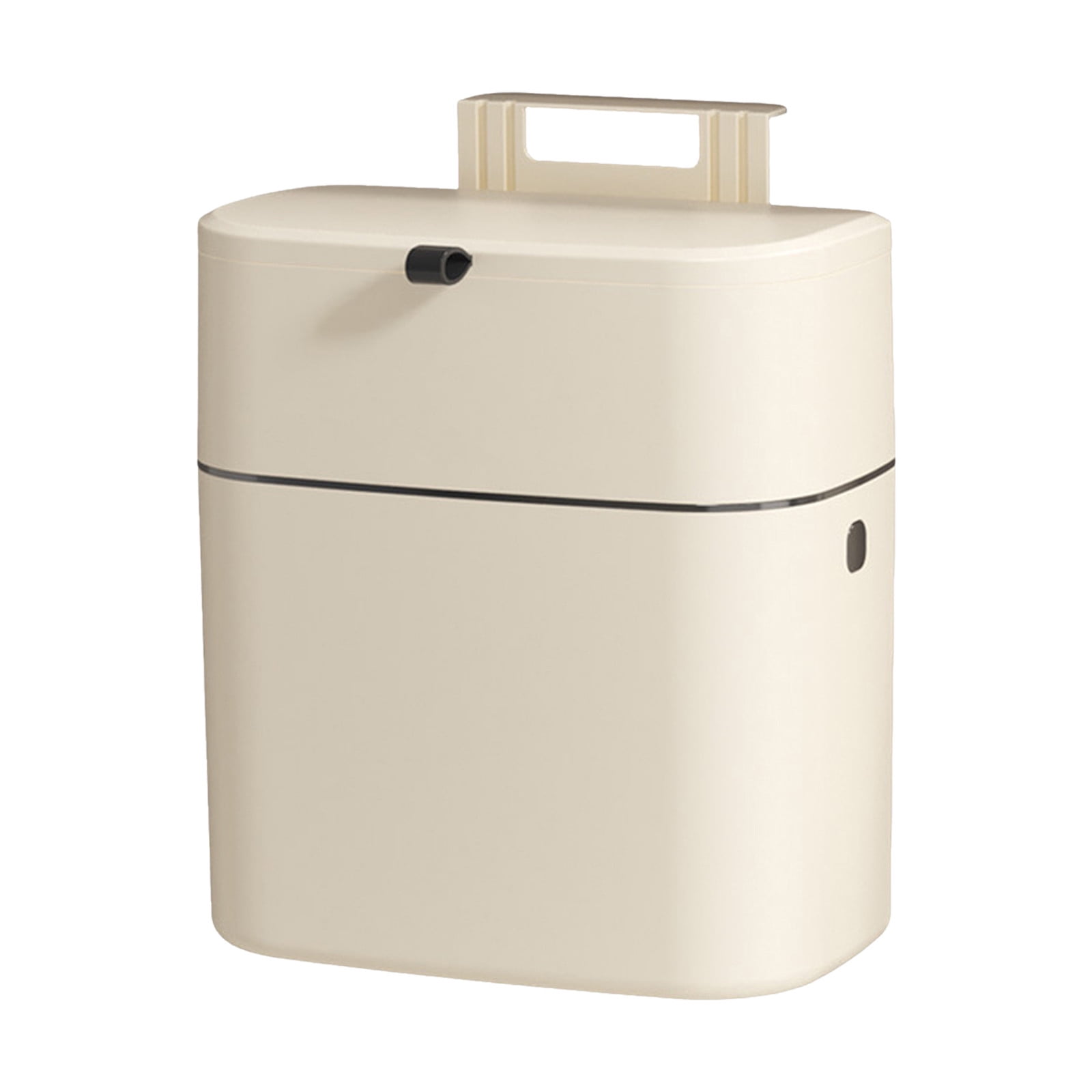 Collapsible Food Storage Compost Kitchen Garbage Can 12L Wall Mounted Under Small Garbage Can