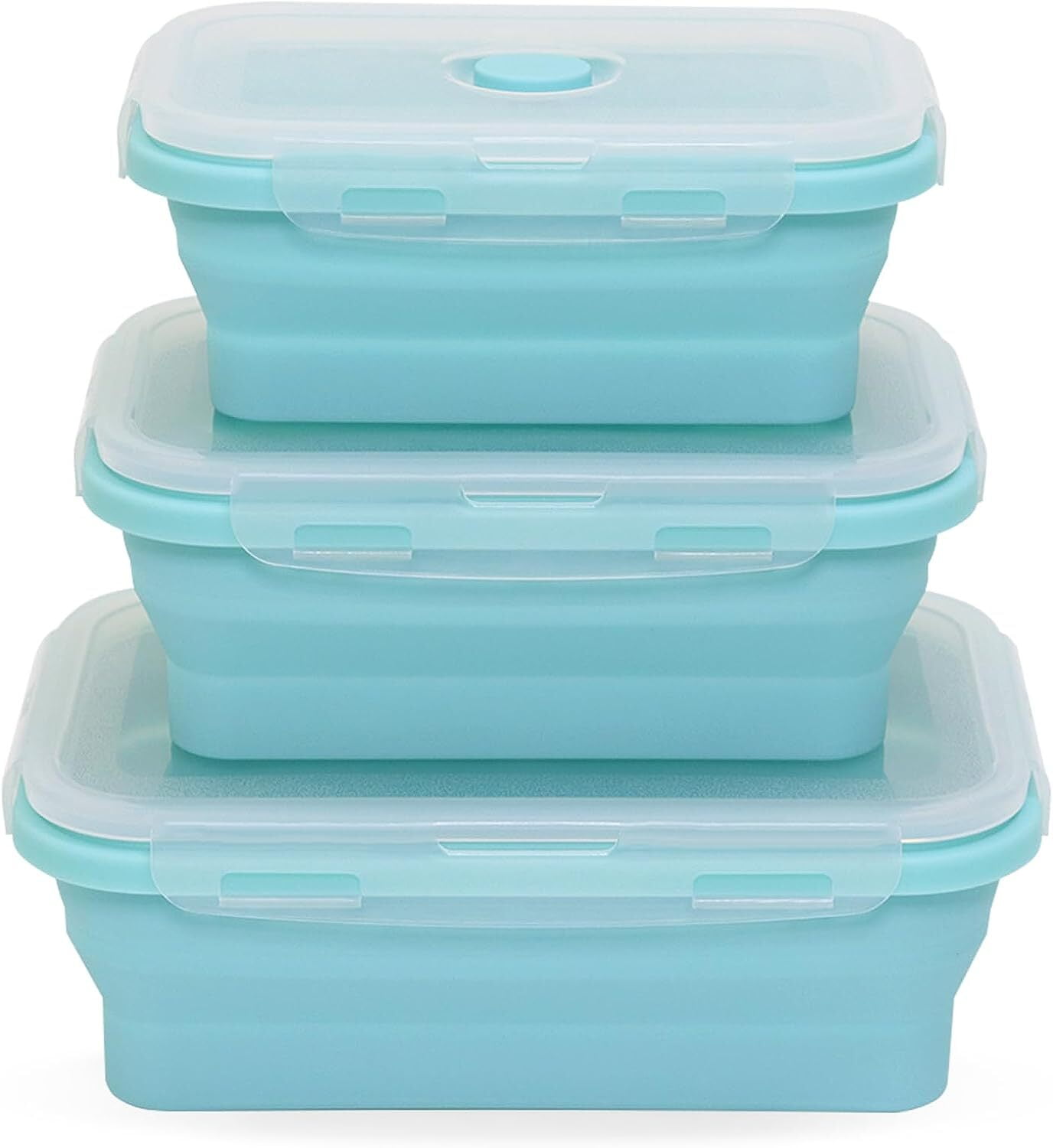 Collapsible Bowls For Camping, Set Of 4 Silicone Food Storage Containers  With Lids, Rv Storage And Organization, Rv Kitchen Accessories, Bpa Free,  Mic