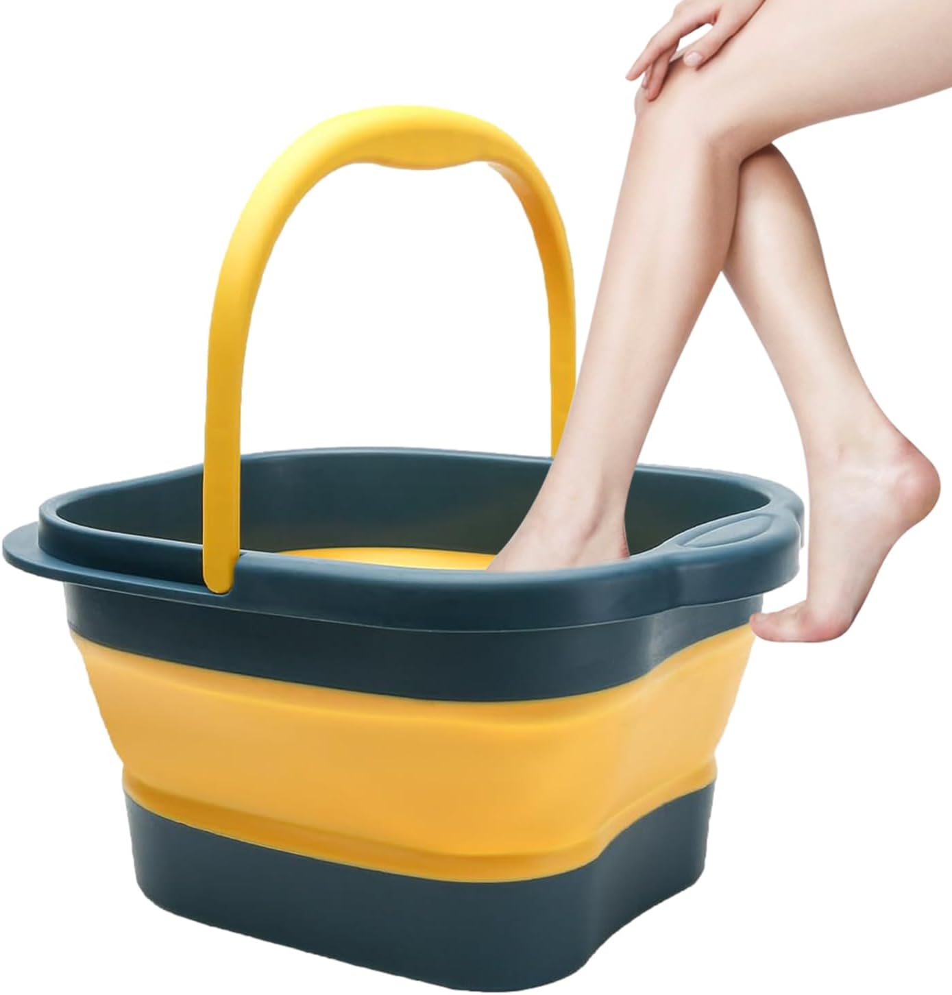 Collapsible Foot Soak Tub Foldable Foot Bath Basin 15l Foldable Foot Spa Bucket Portable