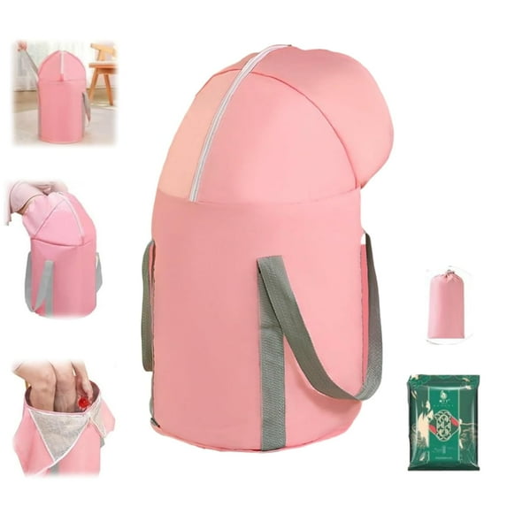 Collapsible Foot Soaking Tub, 2026 Upgraded Collapsible Foot Bath Basin with Knee Cover, 5-Layer Heat Insulation Foot Soaking Tub with Storage Bag, Portable Spa Bucket, 26*11.81 In