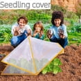 thumbnail image 1 of Collapsible Garden Greenhouse Seedling Cover Transparent Plant Cover For Seedling Protection, Yellow L1* Seedling Tent, 1 of 6