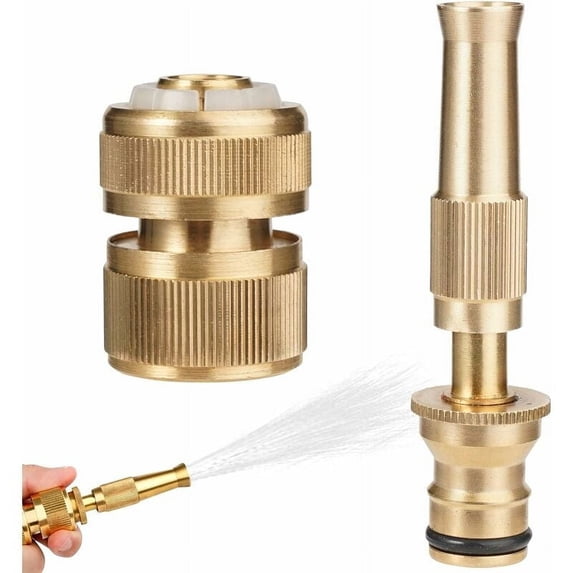 Collapsible Garden Hose End Replacement, Flexible Hose Fittings Quick Connector