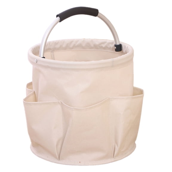 Collapsible Garden Tool Organizer - Multi-Pocket Foldable Tote Bag for Gardening Tools - Portable Storage for Pruners, & Supplies - Indoor/Outdoor Use