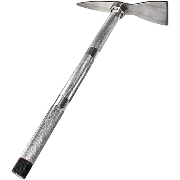 Collapsible Gold Mining Compact Prospectors Pick Axe with Magnetic End$$Tools