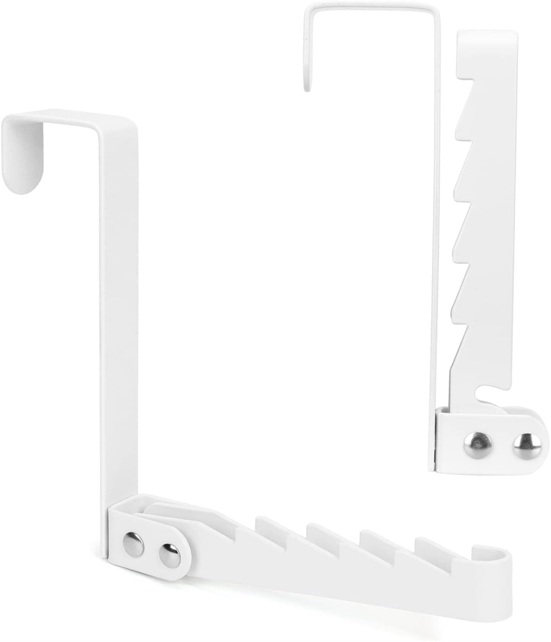 Collapsible Hooks Hanger, 2 Pack The Door Organizer Rack Space Saving ...