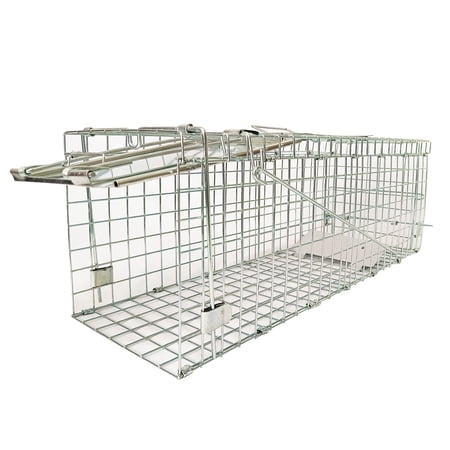 PNMNBW Humane Live Animal Trap, Durable Design for Rabbit & Raccoon, 24"x8.5"x7.5"