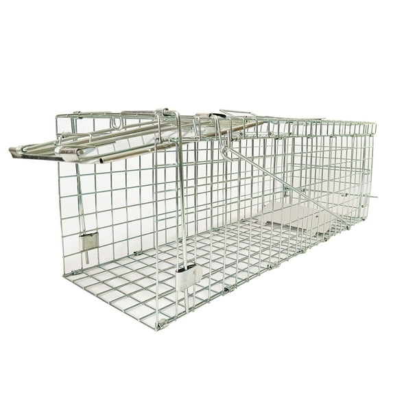 PNMNBW Humane Live Animal Trap, Durable Design for Rabbit & Raccoon, 24"x8.5"x7.5"