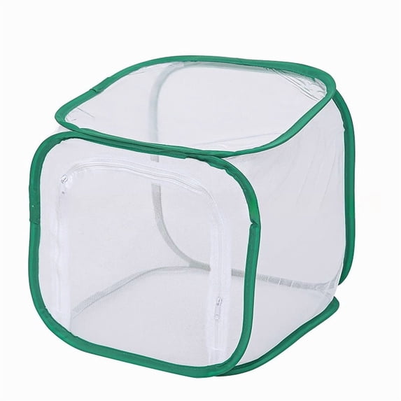 Collapsible Insect Butterfly Habitat Cage, Portable Bug Observation Mesh Cage for Kids Outdoor Nature Science, Foldable Ventilated Breeding Enclosure for Butterflies, Bees, Fireflies