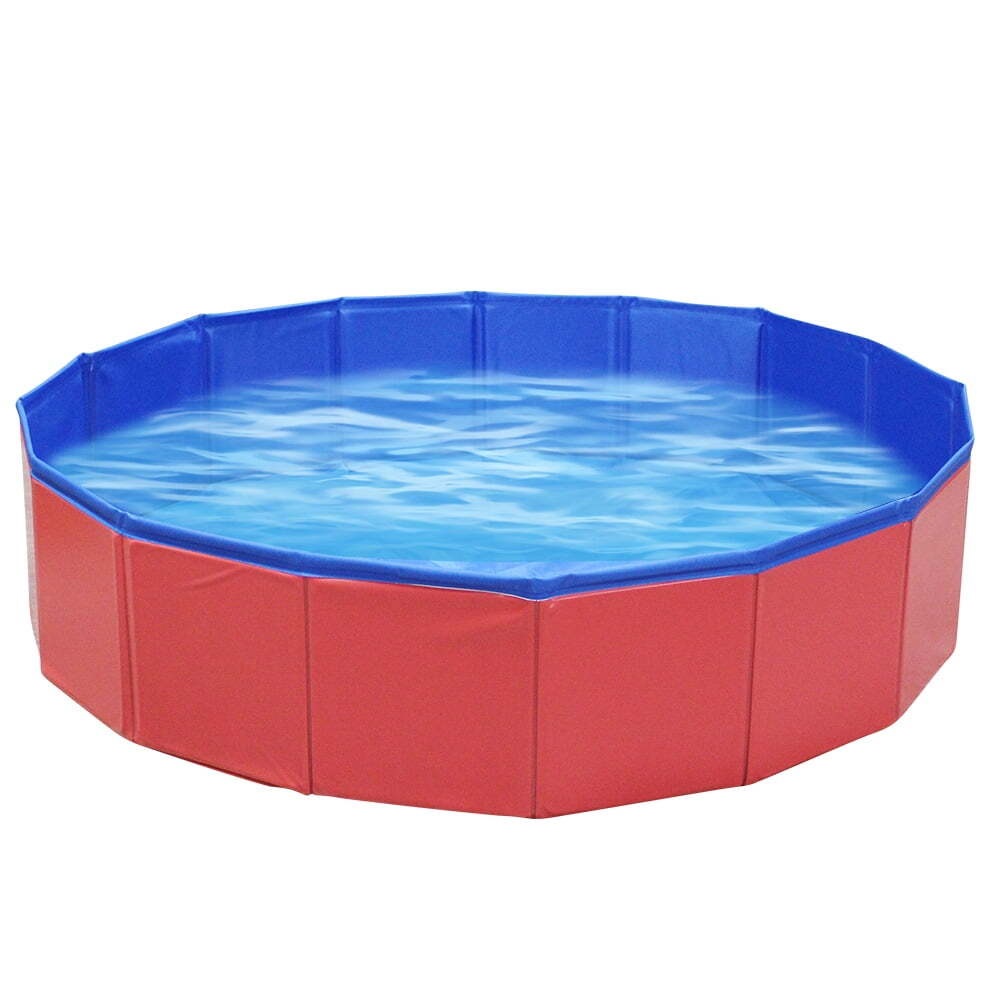 Collapsible Kiddie Pool Hard Plastic Dog Pool - 32