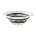 thumbnail image 1 of Collapsible Kitchen Colander and Strainer Foldable Silicone Pasta Veggie Drain Rack for Home Apartment Use, 1 of 2