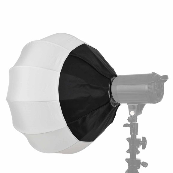 Collapsible Lantern Softbox 26 inches / 65 cm Spherical Bowens Mount Diffuser for Studio Strobe Portrait Photography and Video Lighting Modifiers