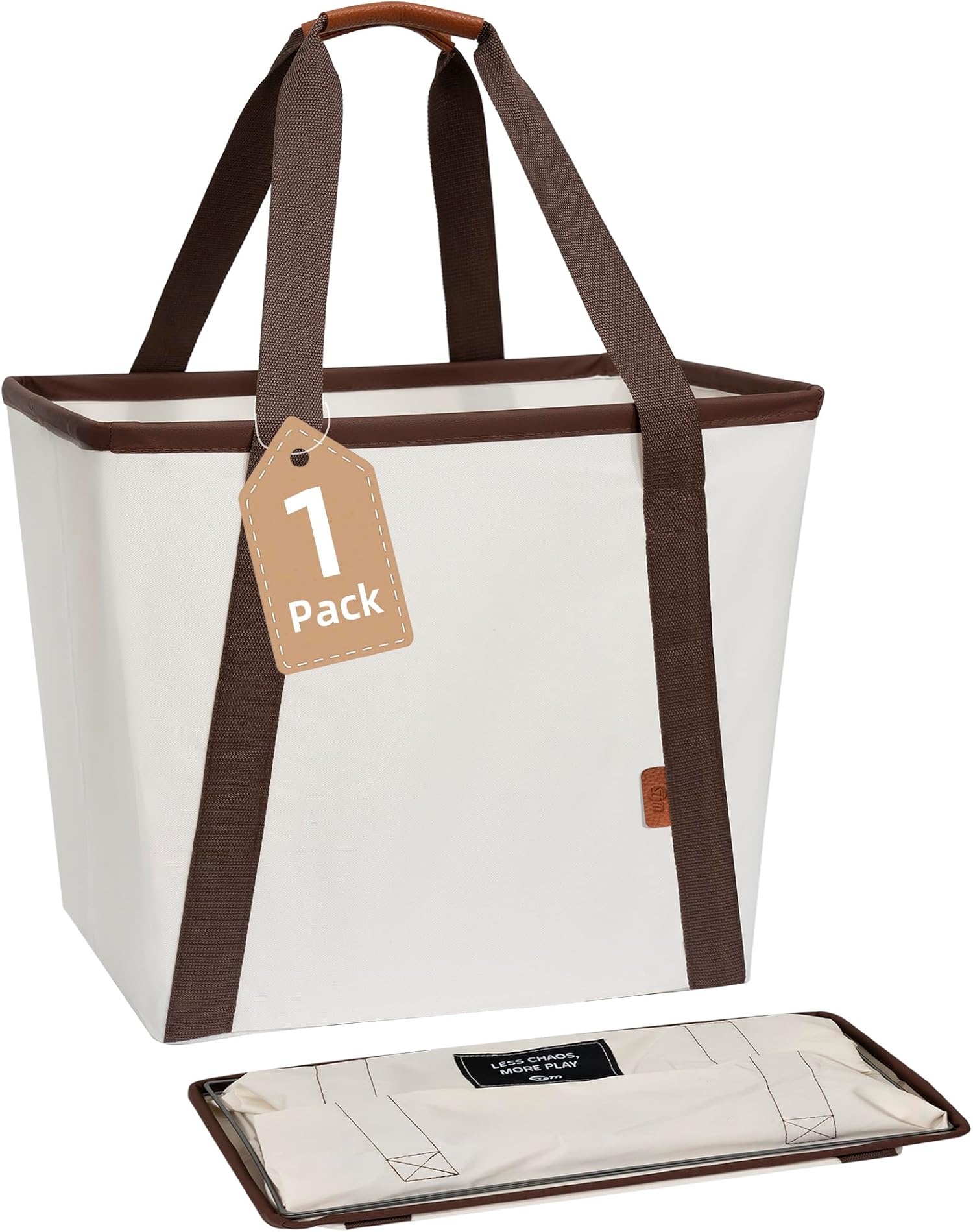 Hamper Pac Collapsible Laundry , 64L (17 Gal) Large Collapsible Laundry Basket ...