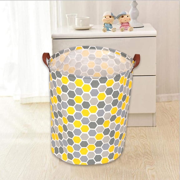 Collapsible Laundry Basket - Large Capacity Dirty Clothes Storage | Foldable Hamper with Handles | Portable & Space-Saving for Dorm, Apartment, Travel