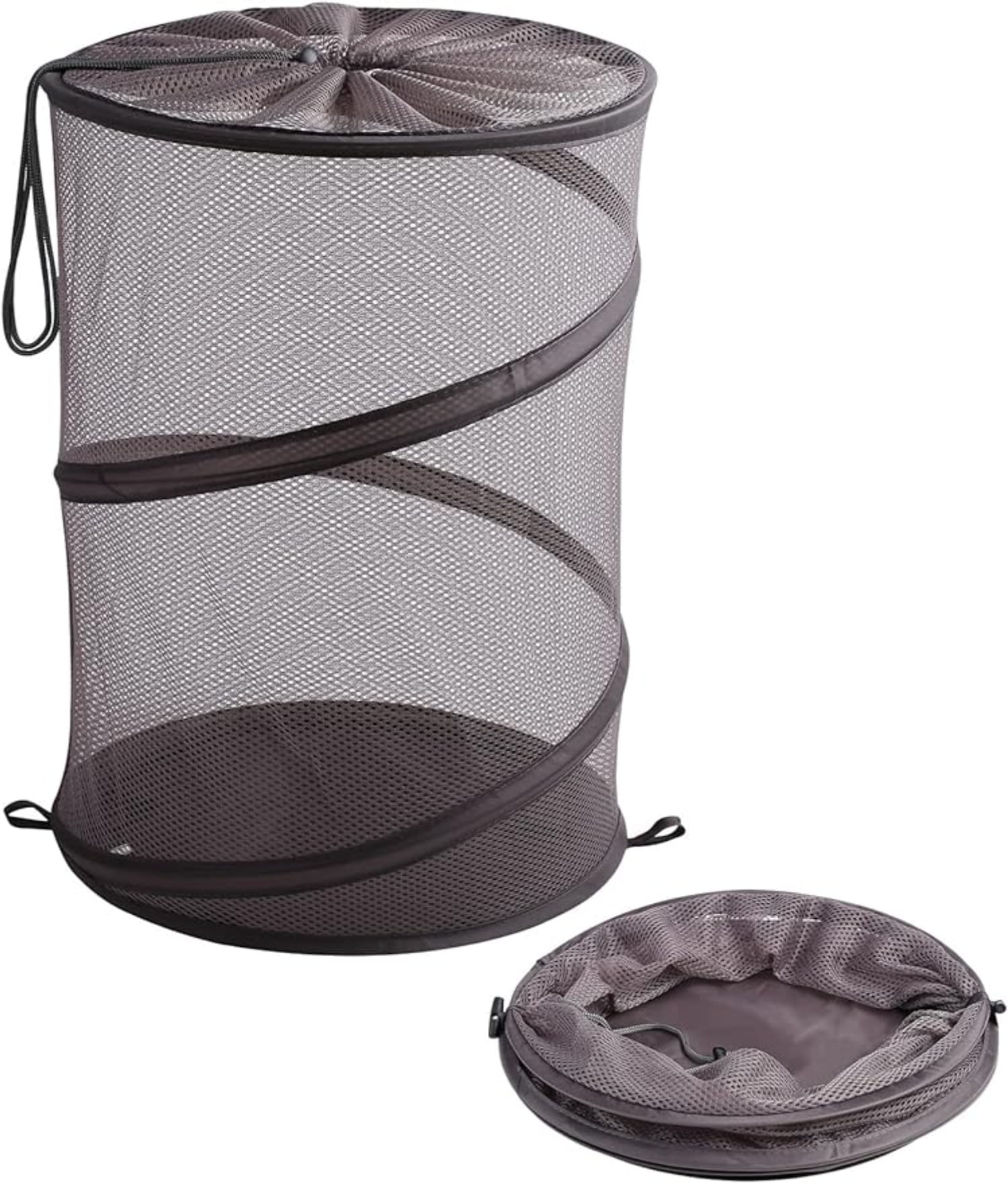 Collapsible Laundry Hamper, Mesh PopUp Laundry Hamper, Collapsible