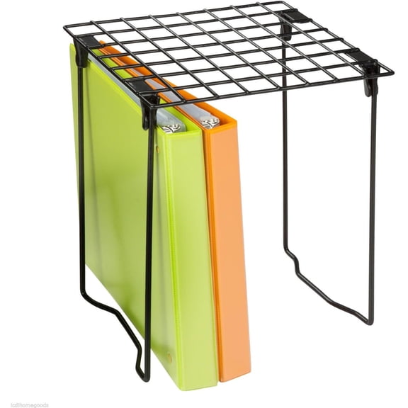 Collapsible Locker Shelf, Black, 10 lbs