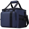 thumbnail image 1 of Collapsible Lunch Cooler Bags Insulated Large Soft Sided Coolers Bag Leakproof Lunch Box with Bottle Opener for Outdoor Travel Beach Picnic Camping Grocery Shopping, Blue, 1 of 4