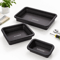 Collapsible Magnetic Parts Tray Set 3 Sizes Black for Tool Organization ...