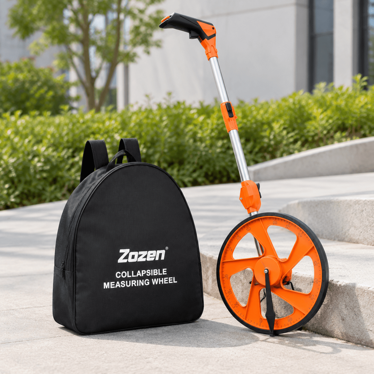 Collapsible Measuring Wheel, Orange, Portable Distance Measurement Tool ...