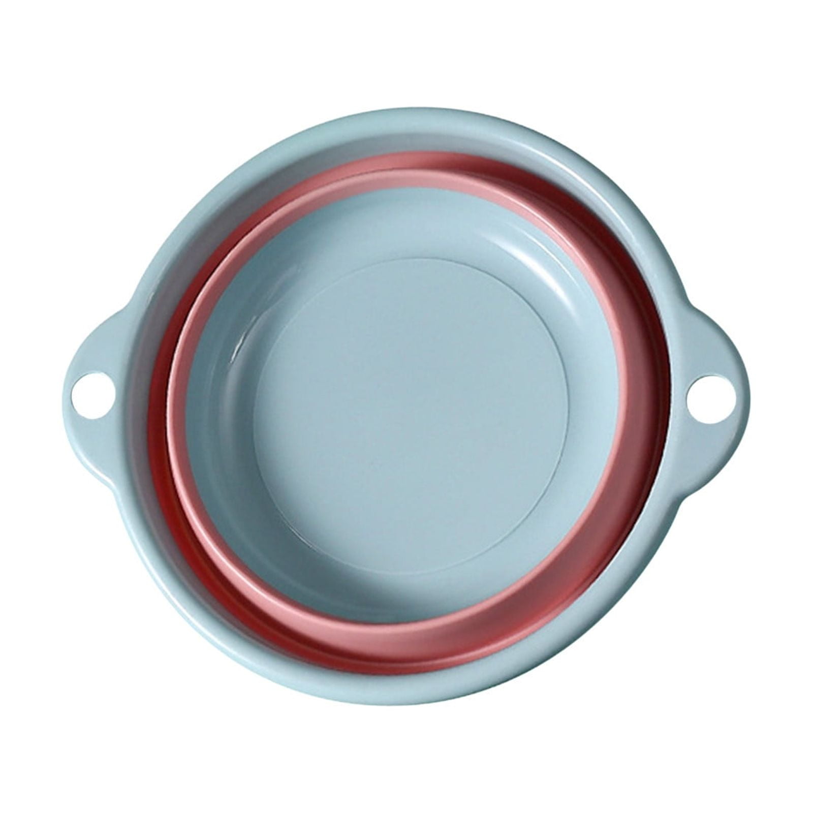 SAMMART 2.6L Collapsible Colander & Bowl Set - Foldable TPE/PP, Space Saving, Dish Washing Tub