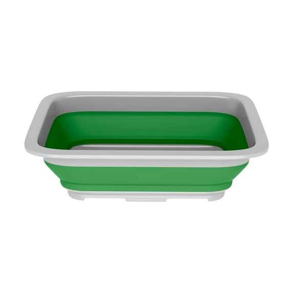 Collapsible Multiuse Wash Bin- Portable Wash Basin/Dish Tub/Ice Bucket with 10 L Capacity