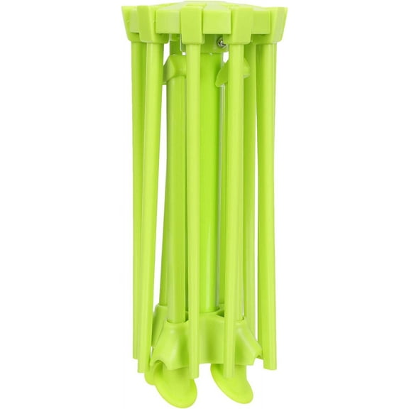 Collapsible Pasta Drying Rack Plastic Foldable Homemade Fresh Spaghetti Stand Dryer Noodle Hanger for Kitchen with 10 Arms Green