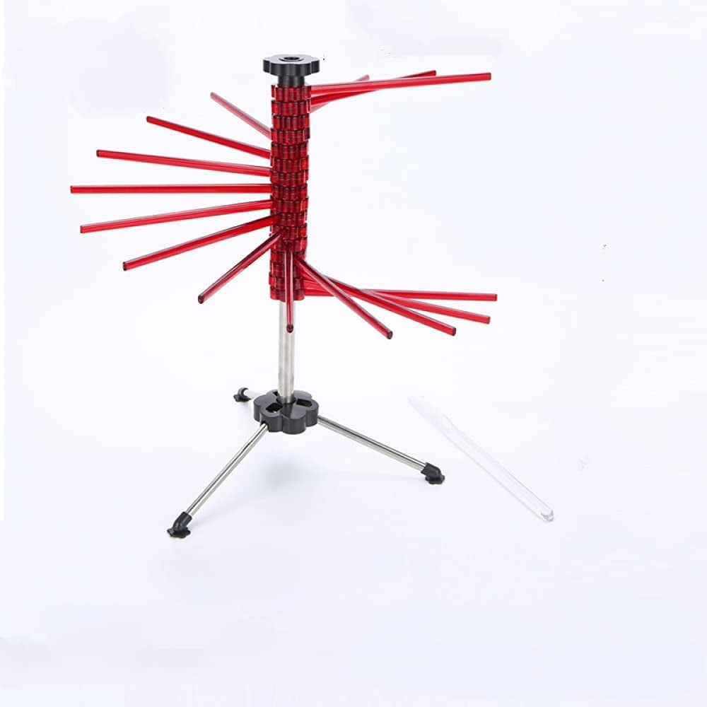 Collapsible Pasta Drying Rack - Tall Spaghetti Noodle Dryer Stand for ...