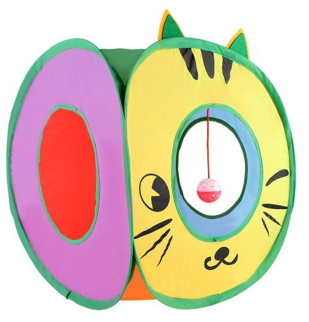 Collapsible Pet Cat Cube Foldable Cat Playhouse Breathable Pet House