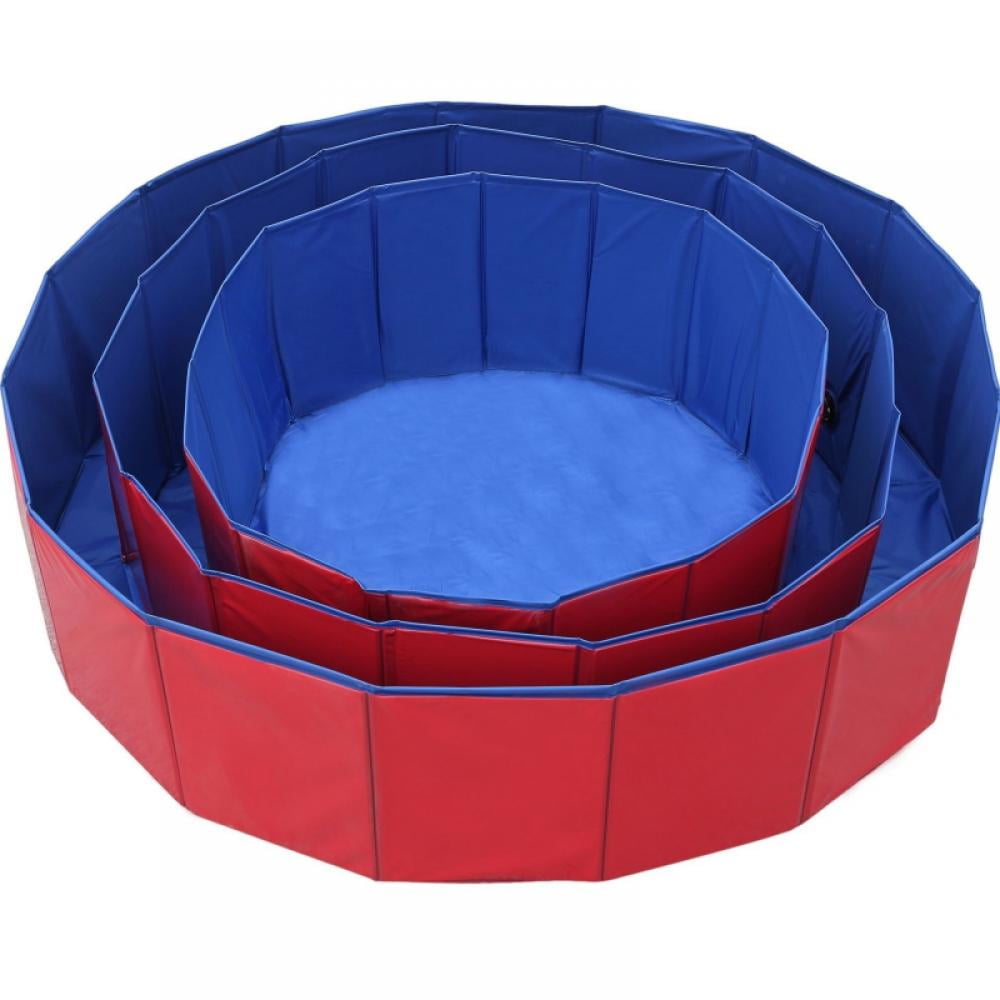 Collapsible Pet Dog Bath Pool,Kiddie Pool Hard Plastic Foldable Bathing