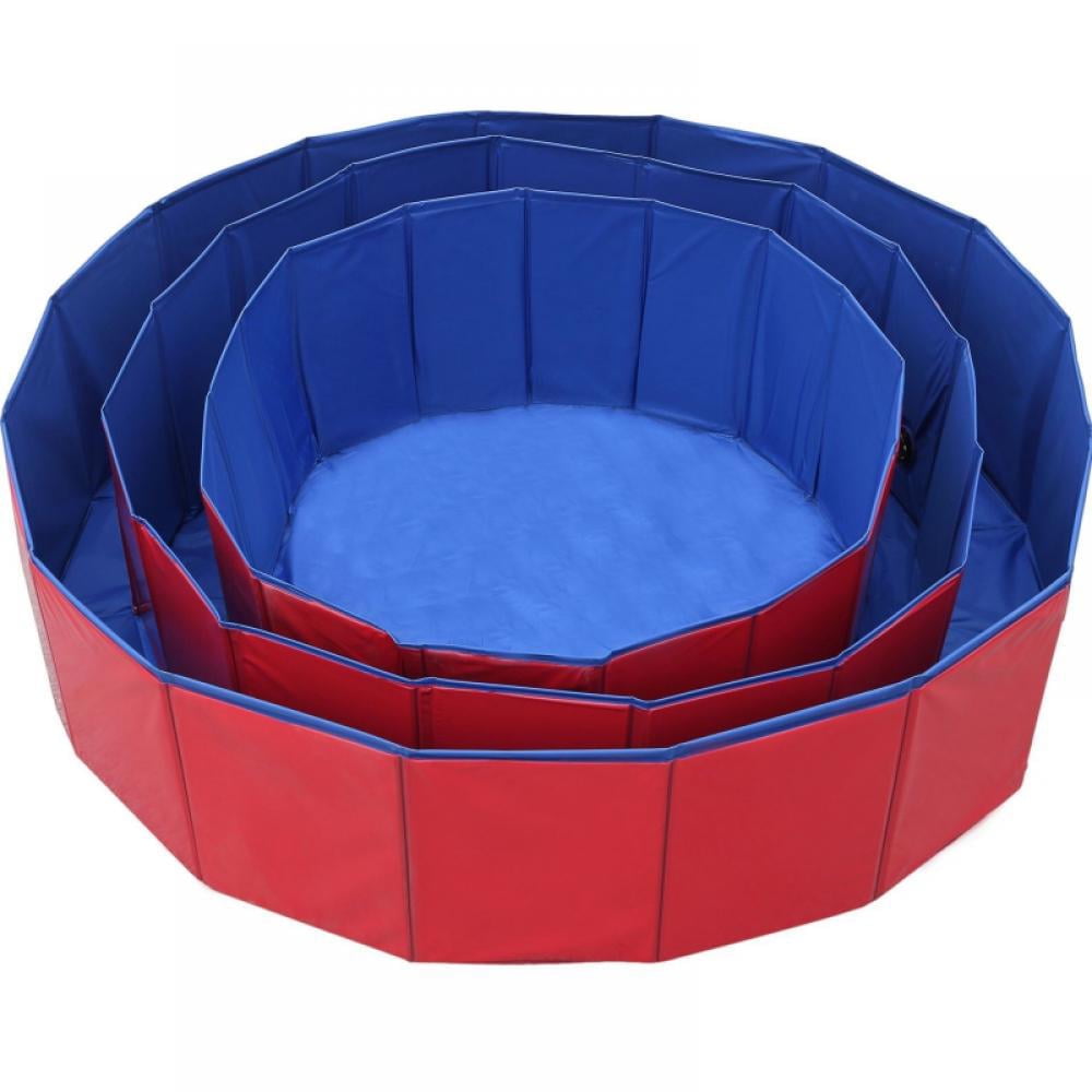 Collapsible Pet Dog Bath Pool,Kiddie Pool Hard Plastic Foldable Bathing
