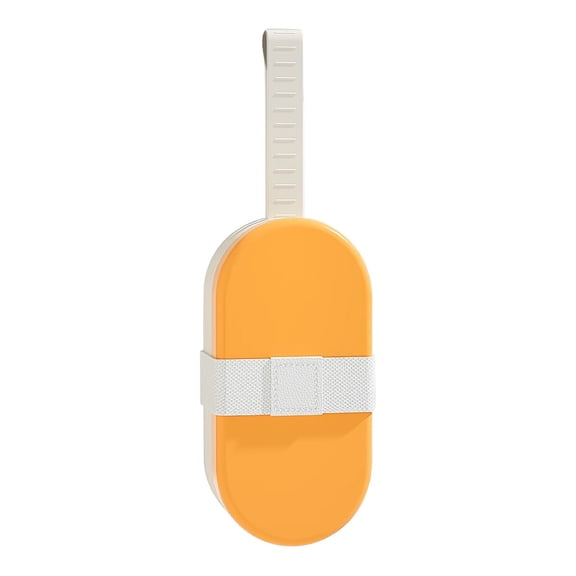 Collapsible Pet Water Dispenser For Dogs In Orange With Food Storage