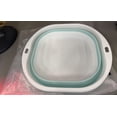 thumbnail image 1 of Collapsible Portable Foot Bath Bucket, Silicone Foldable Soaking Basin, with Heat Retention Non-Slip Bottom for Home Office Gym Use, 1 of 2