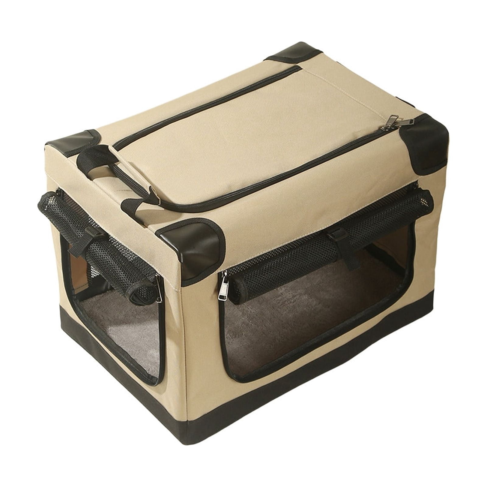 Collapsible Portable Kennel, 14x20x14in Dog Kennel, 2-Door Soft-Sided Pet Crate for Indoor/Outdoor, Car Trip