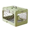thumbnail image 1 of Collapsible Puppy Crate Folding Cat Cage Portable Travel Carrier Hard Sided Construction for Small Dogs and Kittens, 1 of 9