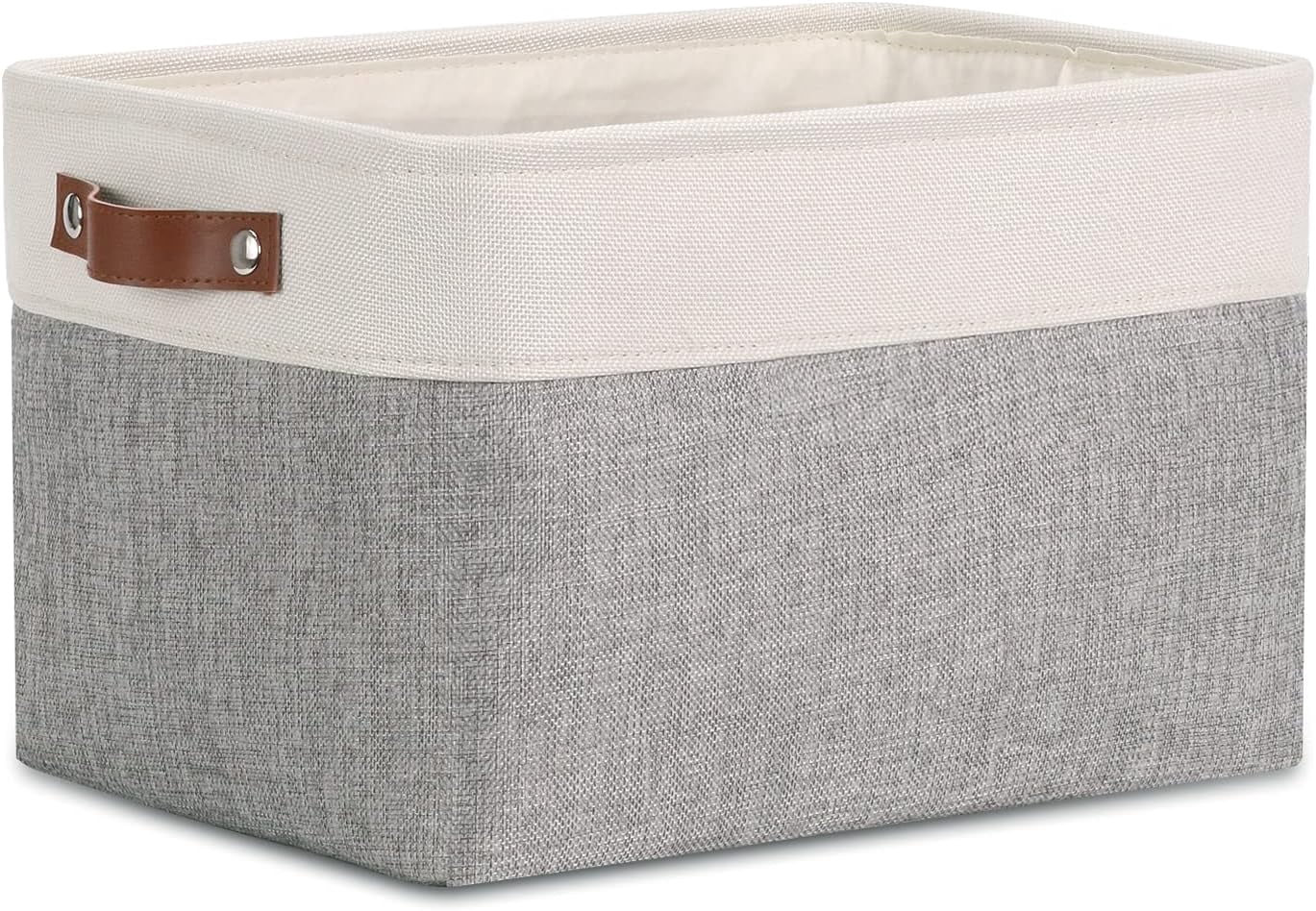 Collapsible Rectangular Case Collapsible Rectangle Storage Basket for Shelves/Closets - Organize ...
