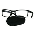 thumbnail image 1 of Collapsible Rectangular Plastic Folding Clear Lens Reading Glasses Black 1.75, 1 of 4