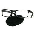 thumbnail image 1 of Collapsible Rectangular Plastic Folding Clear Lens Reading Glasses Brown 3.5, 1 of 4