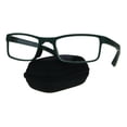 thumbnail image 1 of Collapsible Rectangular Plastic Folding Clear Lens Reading Glasses Green 3.5, 1 of 4