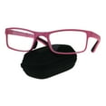 thumbnail image 1 of Collapsible Rectangular Plastic Folding Clear Lens Reading Glasses Pink 2.25, 1 of 4
