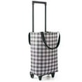thumbnail image 1 of Collapsible Shopping Cart Folding Portable Bag, Telescopic Storage Bag Stair Climbing Cart,Trolley Tote Bag Shopping Cart with Wheels for Traveling Shopping, 1 of 7