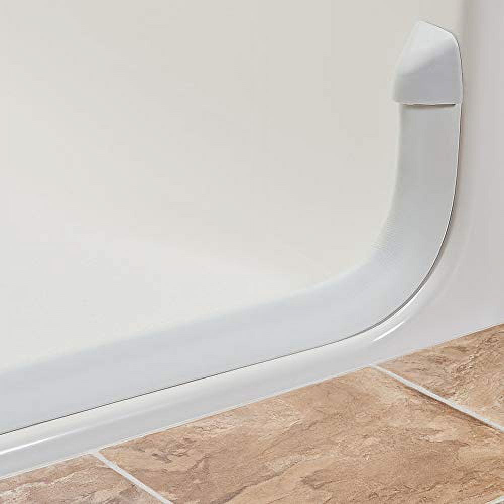 Collapsible Shower Dam Water Barrier For CurbFree Shower Threshold