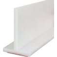 thumbnail image 1 of Collapsible Shower Threshold Water Dam Guard, Self-Adhesive Water Barrier for Shower, Water Stopper for Wet and Dry Separation, for Showers Bathtubs Countertops (39 Inch), 1 of 4