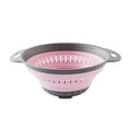 thumbnail image 1 of Collapsible Kitchen Colander and Strainer Foldable Silicone Pasta Veggie Drain Rack for Home Apartment Use, 1 of 2